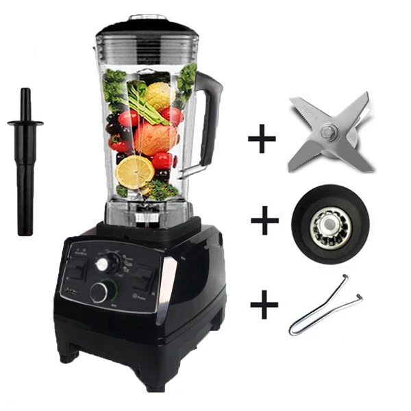 Timerblack3parts Таймер BPA Free 3HP 2200 Вт коммерческий блендер миксер соковыжималка мощный кухонный комбайн для смузи бар фрукты Электрический блендер - Цвет: Timerblack3parts