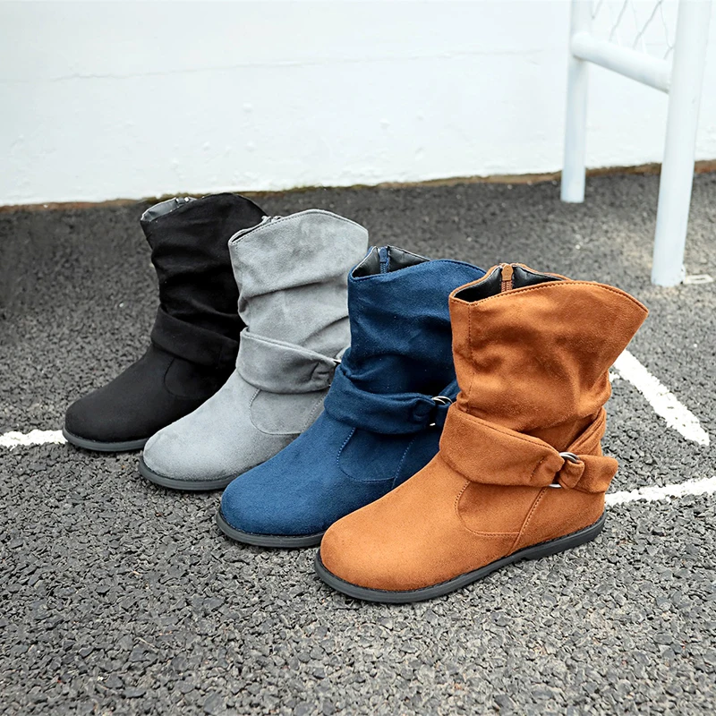 Ankle Boots for Women  Luxury Shoes Women Designers Fashion Chaussure Casual Booties Botas Mujer Invierno D13