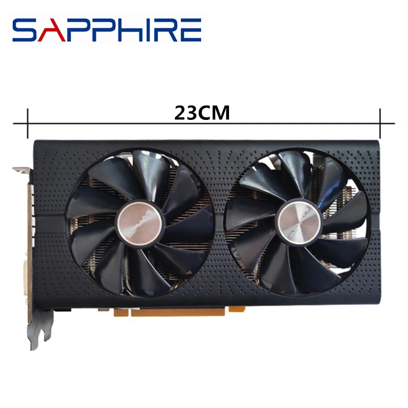 Cheap  Original SAPPHIRE RX 580 4GB Video Card GPU AMD Radeon RX580 4GB 584 Graphics Cards Desktop PC Comp
