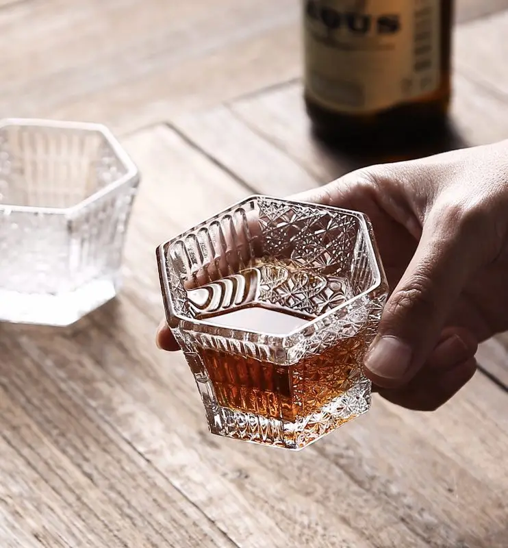 Креативное японское вино стекло Прозрачный Кристалл виски водка выстрел Набор