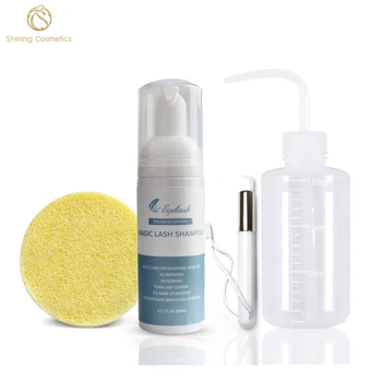

23pc 60ml Private Label Eye Lashes Foam Cleaner Lash Shampoo Kits Cleaner Eyelash Cleanser Individual Eyelash Extension Cleanser