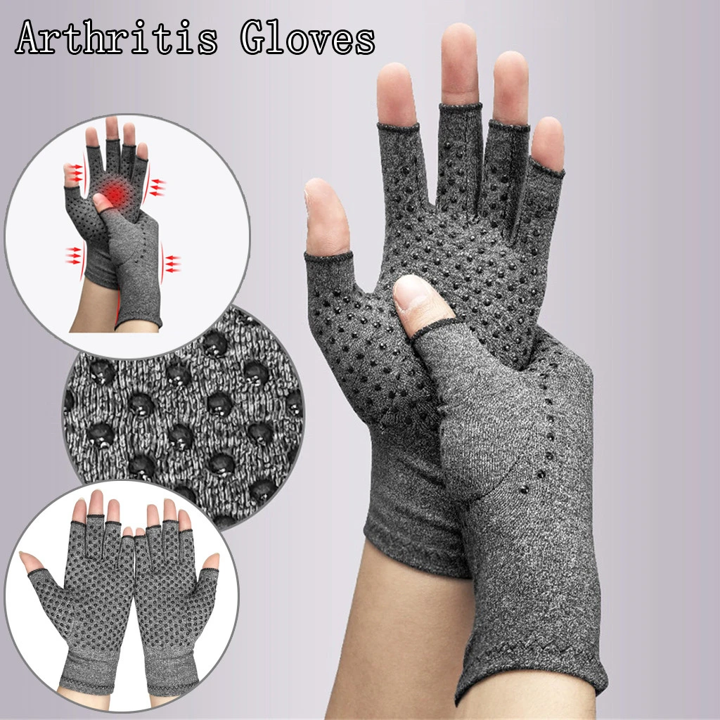 Compression Arthritis Gloves Wrist Support Cotton Joint Pain Relief Hand Brace Women Men Therapy
