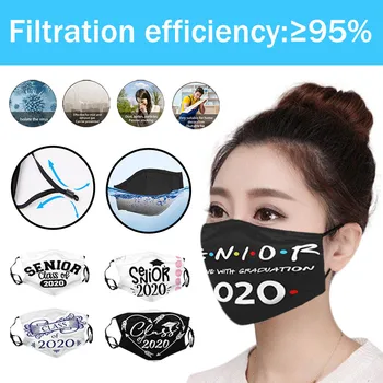 

2020 New Arrival Fashion Scarf Letter Print 1pcs Face Cover Washable Proof Protect Face Mouth Cover Outdoor Youre Too Close