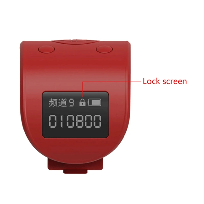 Mini Digital LCD Electronic Finger Ring Hand Tally Counter 9 Digit Prayer Rechargeable Counters Clicker Gift