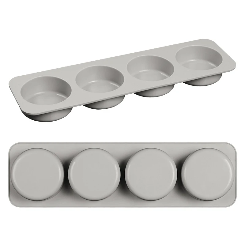 DIY 4 Silicone Soap Mold Handmade Soap Making Moulds Tool Handmade Bake Mold DIY Craft Mold Decor Tools afbeelding
