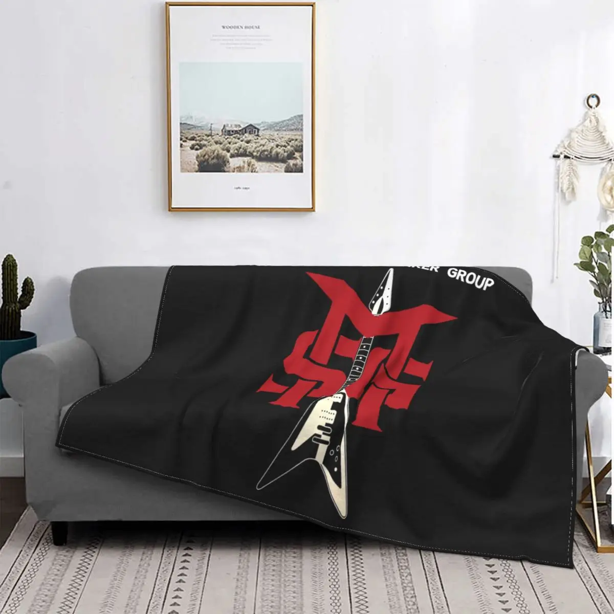 Manta a cuadros para cama toalla de playa lujo muselina Michael Schenker | Дом и сад