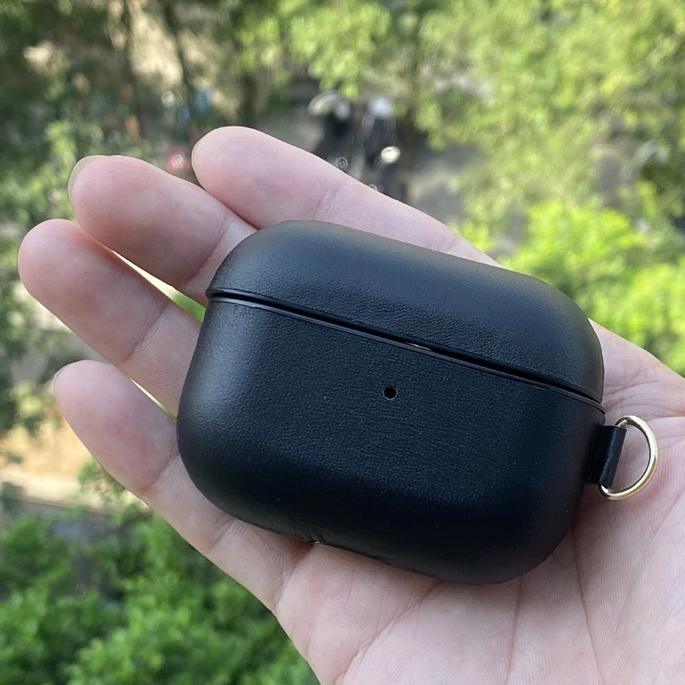 JINSERTA чехол из натуральной кожи для AirPods Pro противоударный чехол для AirPods 3 Bluetooth гарнитура зарядная коробка для Airpods Pro