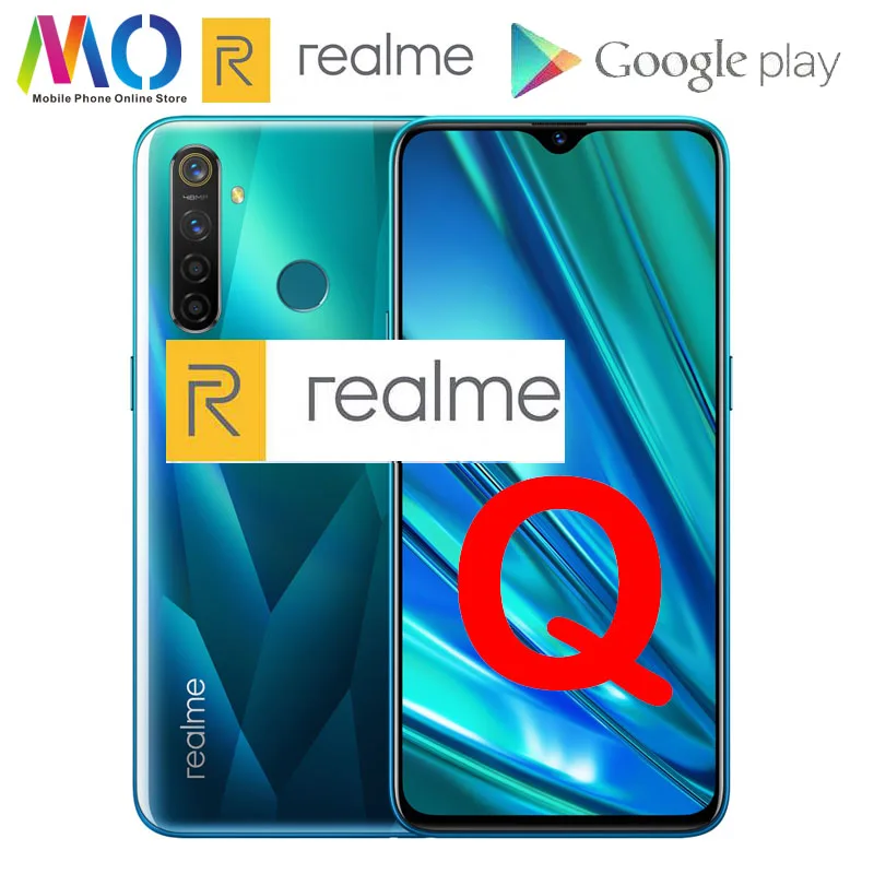 Оригинальный смартфон realme Q 6 3-дюймовый экран FHD + Восьмиядерный процессор Snapdragon 712