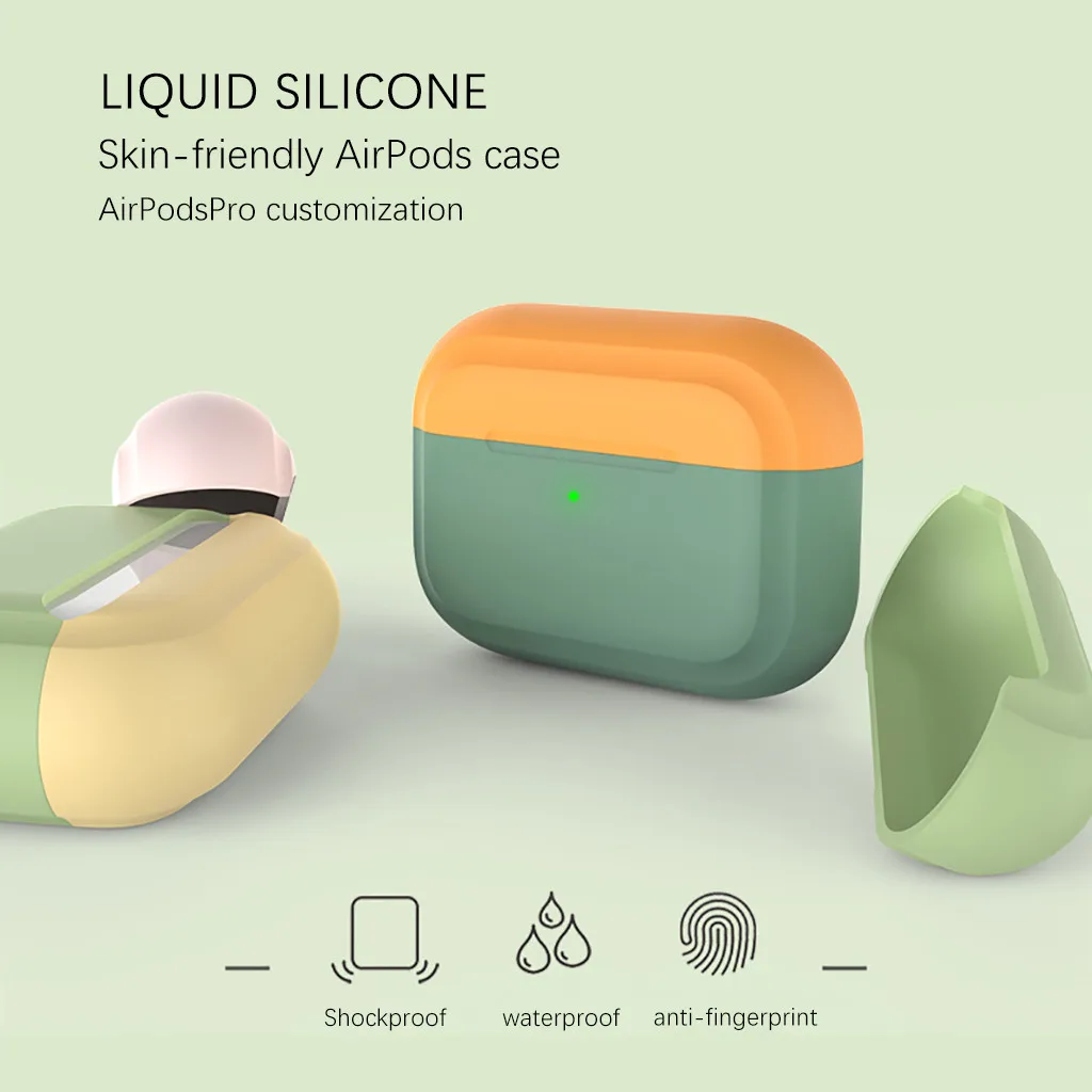 Силиконовый чехол для Airpods Pro, беспроводной чехол с Bluetooth для Apple Airpods Pro, чехол для наушников Air Pods Pro 3, Fundas, 19Nov