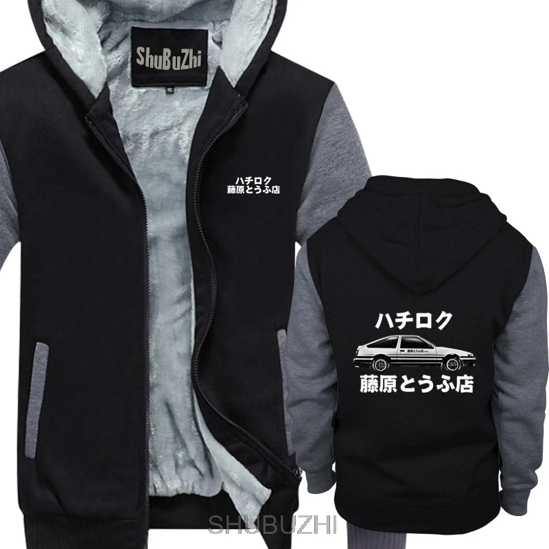 

Fashion Printed Round Men warm coat Initial D coat Ae86 hoodie Trueno Jdm Hachiroku Drift Corolla Sprinter hoody sbz4581