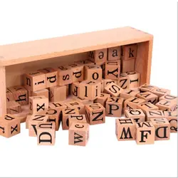 Обучающая деревянная игрушка Монтессори для детей сенсорный Английский алфавит познание детские игрушки профессиональные учебные
