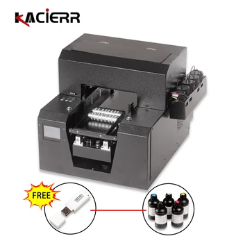 Kaufen Automatische Infrarot Automatische Einstellung A4 UV Drucker Led Zylindrischen Flache Objekt Drucker Leistung Stabile Mit UV Tinte Set