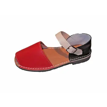

Sandal Avarca Frailera of Minorca Boy Girl Lady Leather rubber Sole Minorca