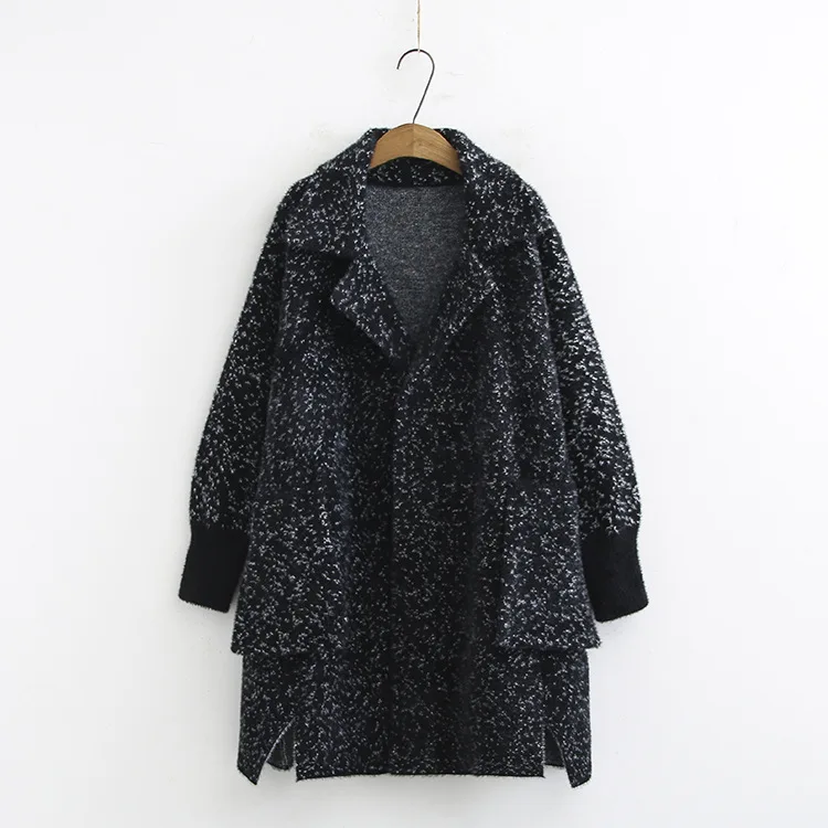 Leopard Faux Fur Coat for Women Winter Coats Plus Size Casual Loose Warm Long Coats Outerwear KKFY4257