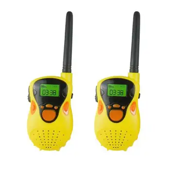 

2pcs Handheld Wireless Intercom Phone Comfortable Handle Function with Flashlight LCD Display Electronic Children Kids Gifts