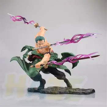 

Anime One Piece Roronoa Zoro Action Figures Model Toy Battle Ver. RORONOA ZORO Collection Gift New 23cm PVC In Box