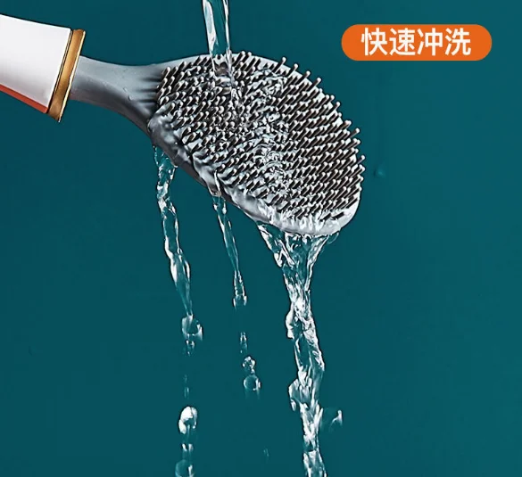 Wall-hanging creative net red baseball bat light luxury wind automatic open and close water drop bathroom toilet brush J06