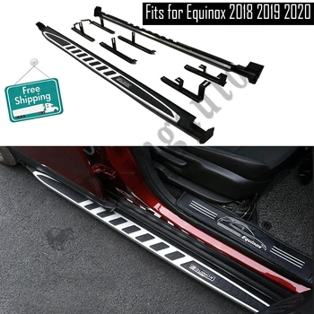 

Side step fits for C hevrolet Equinox running board nerf bar side bar side stairs aluminium alloy car protect pedal