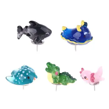 

Push Pin Cartoon Walvis Creatieve Tekening Pin Punaises Plastic Push Pin voor Ka DXAB