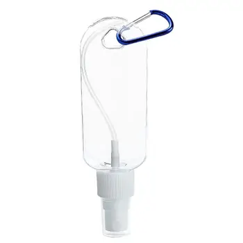 

5Pcs 60ml Portable Alcohol Spray Bottle Hand Sanitizer Hook Keychain Carriers