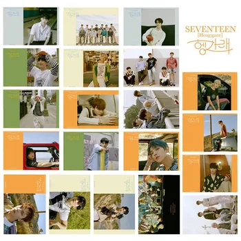 

16pcs/set Kpop Seventeen Lomo Card Photocard HD Photo Print Album Photocard DIY Collection Decoration Card Set For Fans Gifts