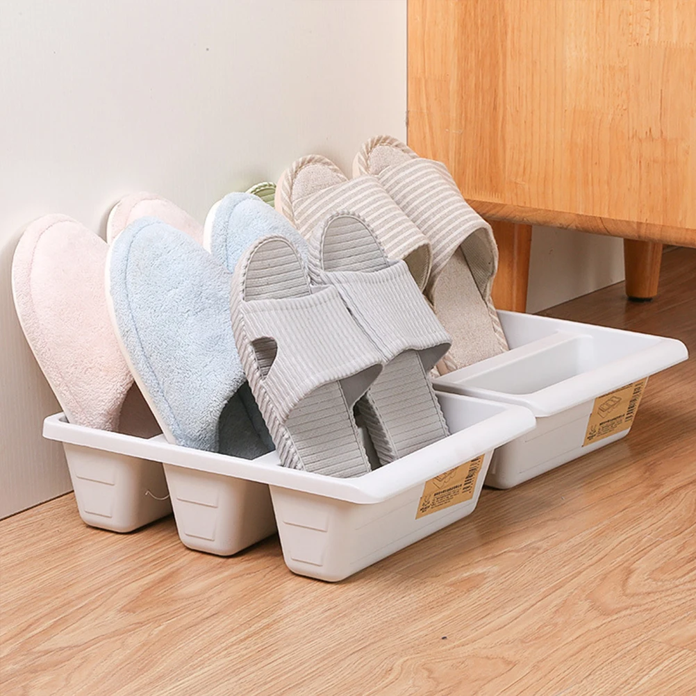 Shoe Storage Organizer Shoe Box Creative Upright Storage Box Plastic Organizer Dustproof Rack for shoe organizer