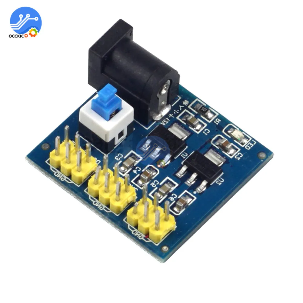 DC-DC 12 В до 3,3 В 5 в понижающий модуль питания для Arduino