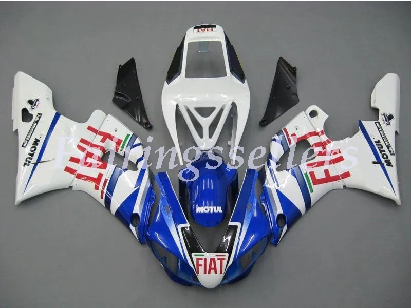 ABS полный обтекатель комплект подходит для Yamaha YZF-R1 YZF1000 R1 1998 1999 98 99 обтекатель комплект красный белый