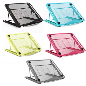 

Mesh Ventilated Adjustable Laptop Stand holder cooler Folding Portable For Laptop Notebook Tablet Adjustable notebook stand new