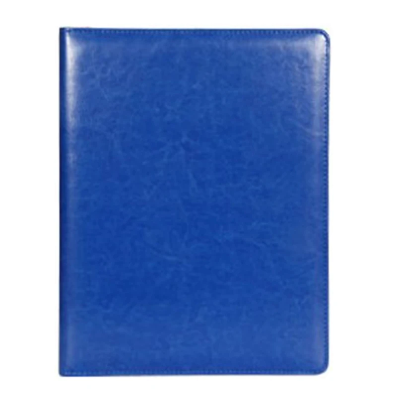 HOT-A4 буфер обмена Многофункциональный наполнение продуктов папка для документов школьный органайзер для офисных принадлежностей кожаный портфель - Цвет: Blue with calculator