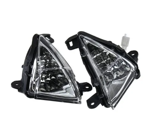 Спереди светодиодный поворотник для KAWASAKI NINJA ZX-14R ZZR ZZ-R GTR 1400 ZZR1400 GTR1400 CONCOURS 14 ZX14R ZX 14R 2006 - Цвет: Белый