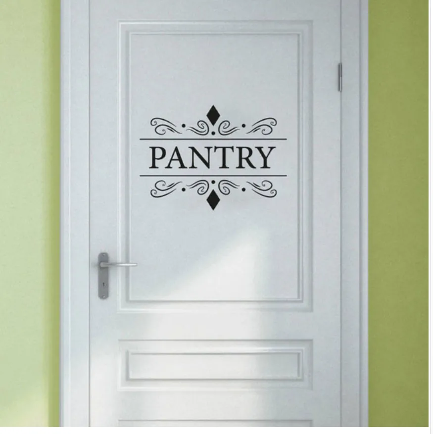 2 шт./компл. виниловые наклейки на стену с изображением буфета пищевые товары