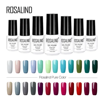 

ROSALIND Nail Art Polish UV Colors Vernis Semi Permanent Base Top Coat Gel Nail For Manicure Hybrid Lacquer Gel Varnish