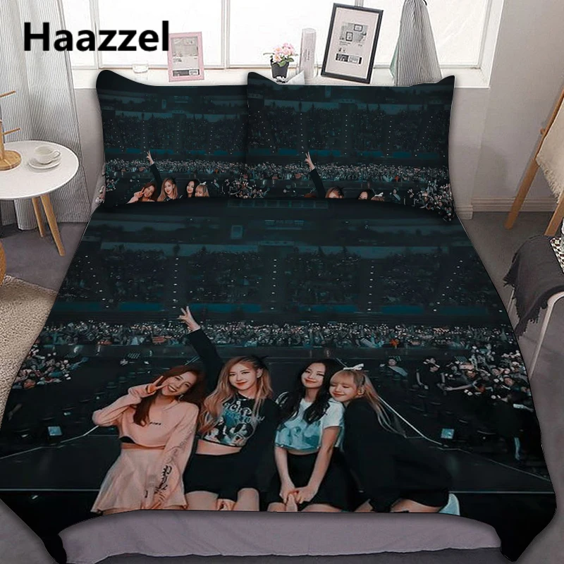 Bedding Sets Blackpinks US/Europe/UK Size Quilt Bed Cover Duvet Pillow Case 2-3 Pieces Adult Baby Children U | Дом и сад