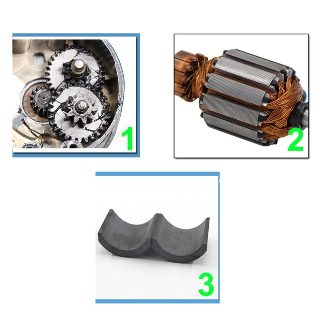 Motores eléctricos pequeños de bricolaje DC12 V 24 V sin escobillas Motor  reductor de engranajes reducido con freno de caja de engranajes de metal