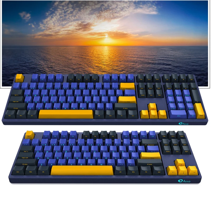 Оригинальная Механическая игровая клавиатура AKKO 3108/3087sp Horizon с переключателем Cherry