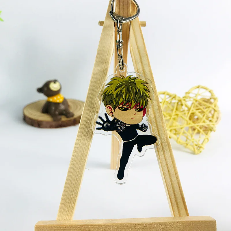 see chart 1 шт. Аниме ONE PUNCH-MAN Saitama Genos Senritsu no Tatsumaki ATOMIC SAMURAI брелок Pnedant - Цвет: see chart