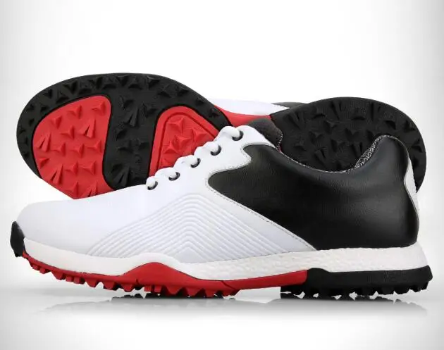 

PGM Men Waterproof Golf spikes Shoes men soft sole GYM Golf Sneakers Breathable Anti-slip Athletic golf sports sneakers XZ116