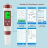Yieryi New Bluetooth PH Meter PH/EC/TDS/TEMP Meter APP Intelligent Control Water Quality Tester ATC for Drinking Water Aquariums 4