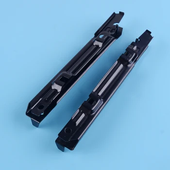 

CITALL 2PCS Black Metal Bumper Face Bar Bracket 20.3x2.2x1.2 cm Fit for Mercedes Benz W203 C-Class 2038801114 2038801214 Car