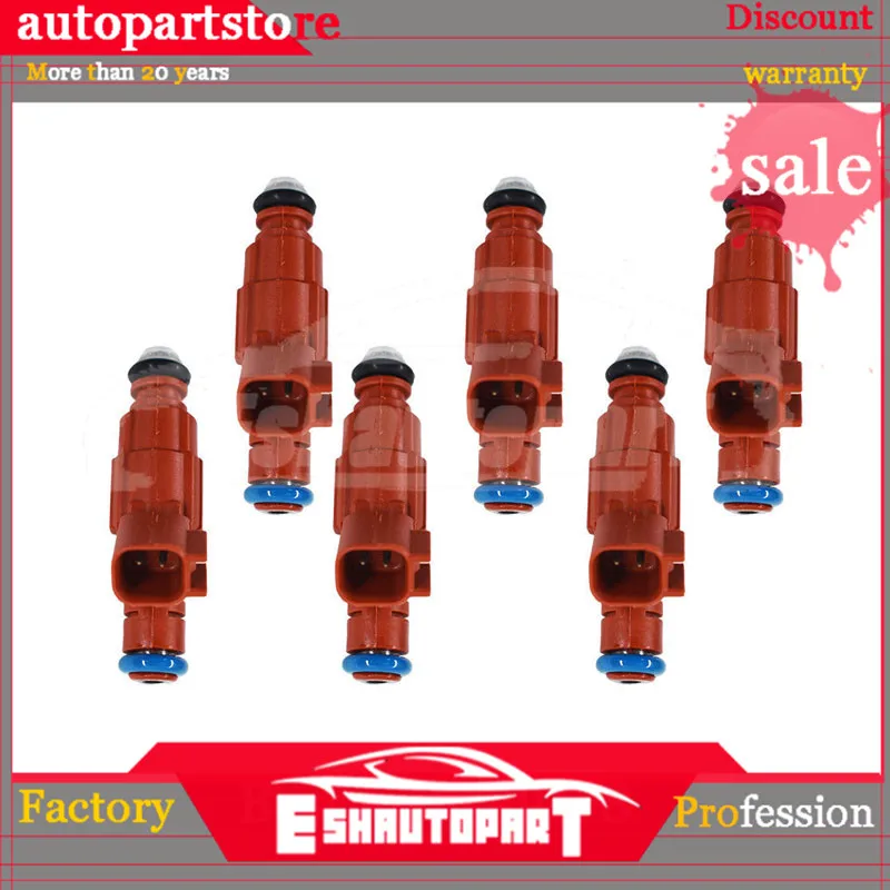 6 шт. Топливная форсунка для Ford LX foucs 2003~ 2004 FUSION SEL 2006~ 2007 2.3L L4 0280156161 3S4G-AB