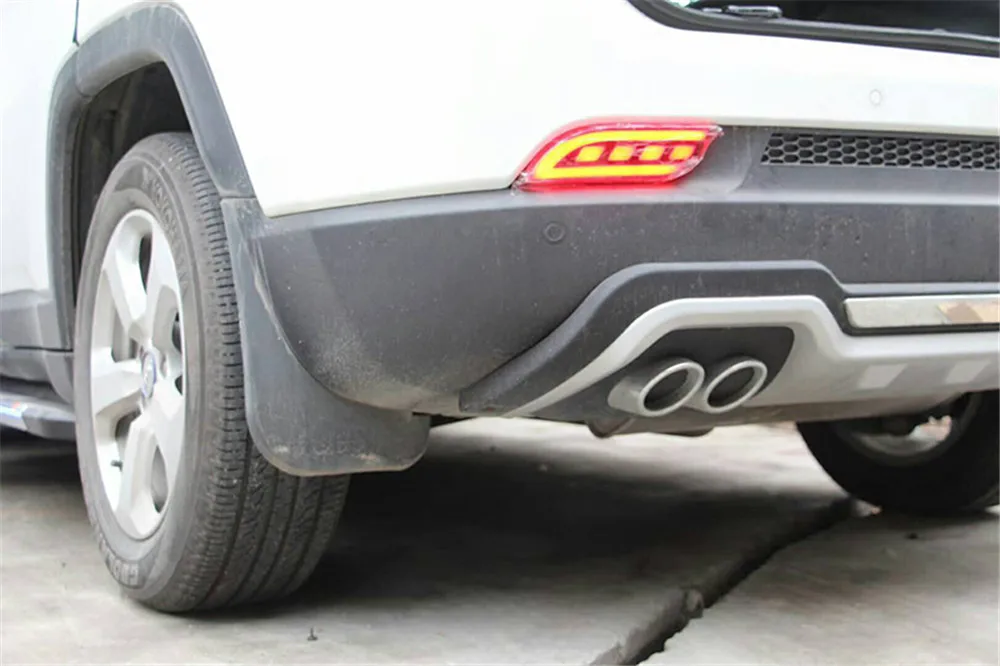 Автомобильная проблесковая 2 шт. Светодиодный отражатель задний бампер