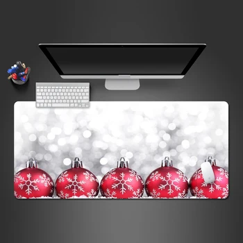 

Christmas Ball Mouse Pad High Quality Washable Mouse Mat Game Team PC Game Computer Keyboard Game Mats Christmas Gifts To Gamer