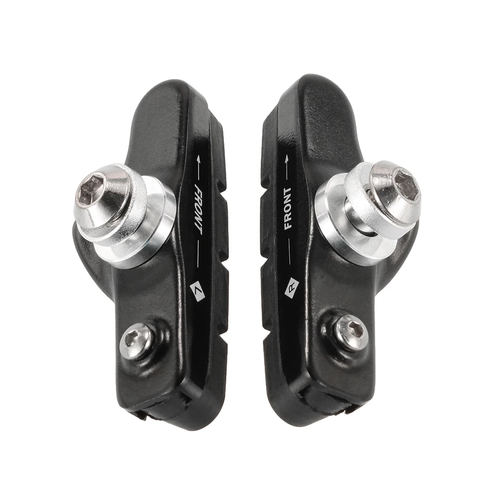 Lixada 55 мм одна пара для шоссейного велосипеда, велосипедного тормоза, держатель для обуви, резиновые колодки, блоки, велосипедные аксессуары, прочные C моллюски, Новинка