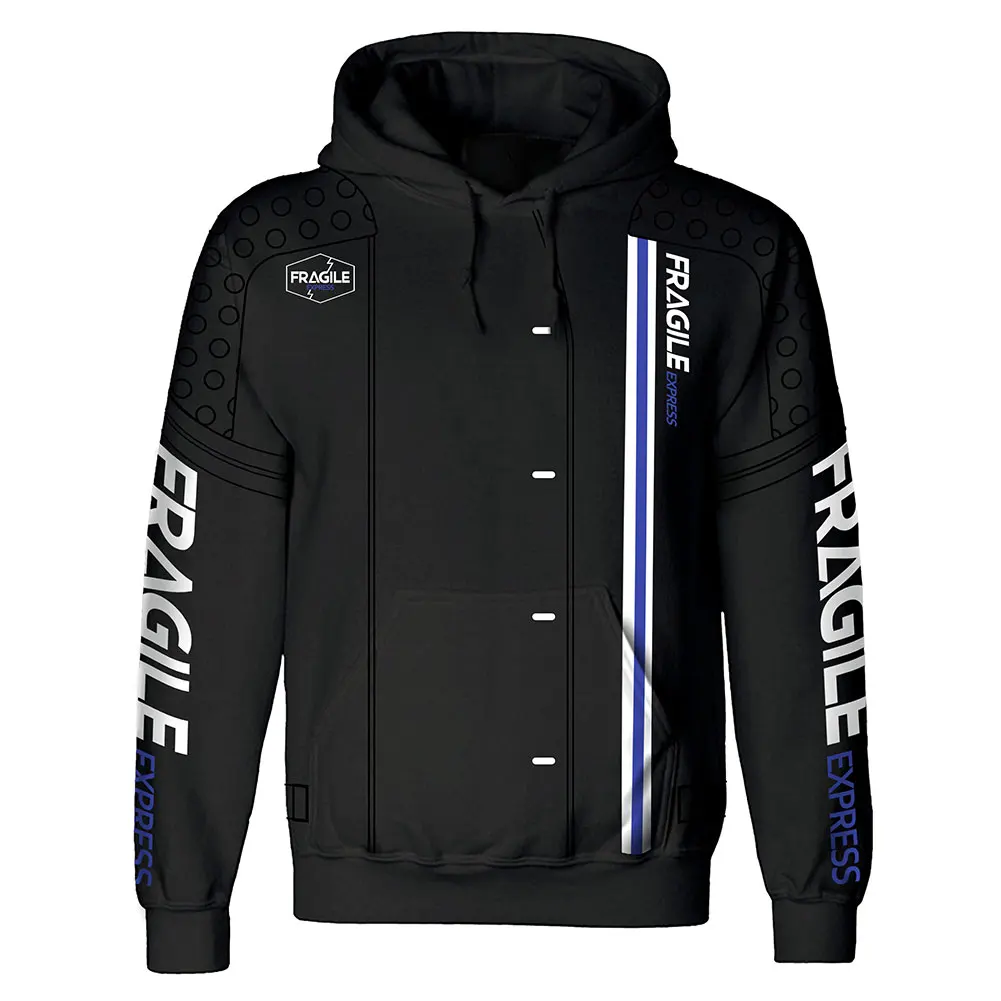 Death Cosplay Stranding Pullover Hoodie Sweatshirt Hooded Fragil logo Pocket | Мужская одежда
