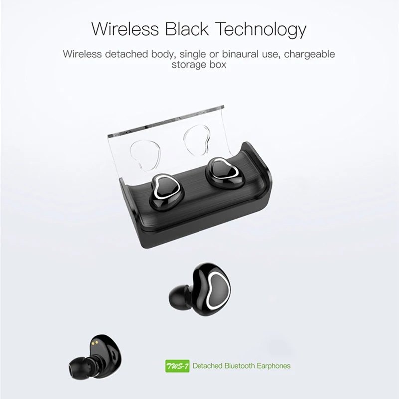 TWS 7 беспроводные наушники в форме сердца Bluetooth с микрофоном спортивные для iPhone