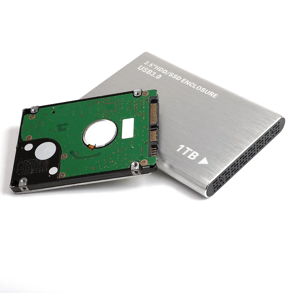 De aluminio portátil borde redondo disco duro Usb 30 2Tb 1Tb externa unidad de disco duro HDD para