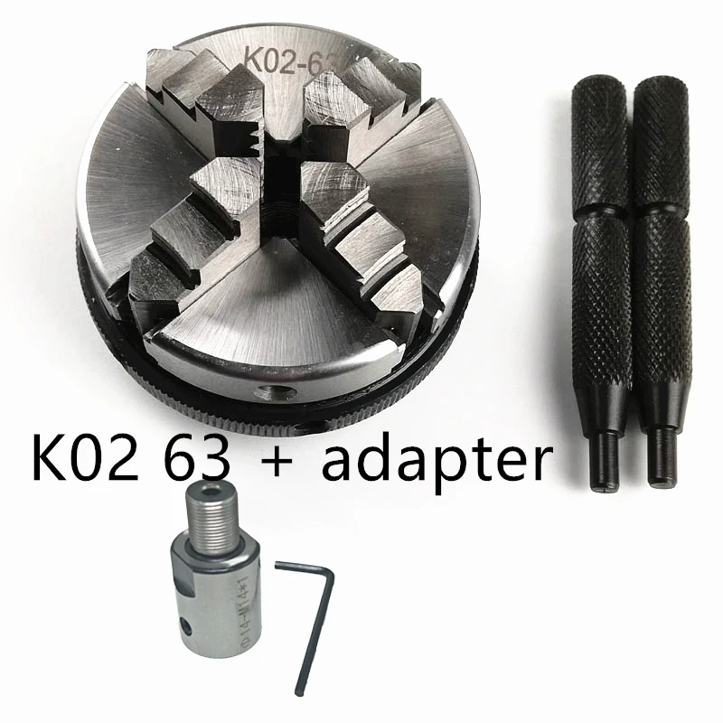 K02-63 Chuck Connecting Rod M14*1 Suitable for K01-50/63 K02-50 Mini Lathe Chuck 8mm-19mm adapter Bench parts machine DIY wood