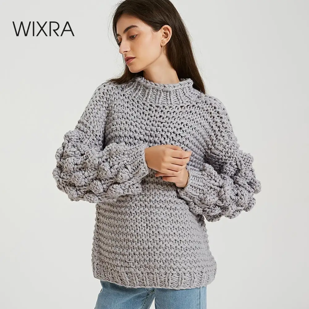Wixra Женские повседневные кофты с длинным рукавом свитшот толстовка база базовая тренды повседневная Осень-весна зима Пуловер водолазка тёплая о-образный вырез кэжуал
