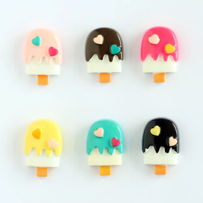 6 шт. милые kawaii thumbtacks нажимные булавки декоративные thumb tacks Пластиковые Симпатичные доски карты булавки мороженое PushPin офисные школьные принадлежности